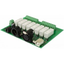 DMX-USB-RX-RLY8 - 8 relays