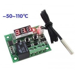 50-110°C Blue W1209 Digital Thermostat Temperature Control Switch Sensor DC24V 