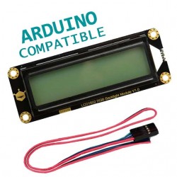 LCD Arduino 16x2 I2C com Backlight RGB Gravity	