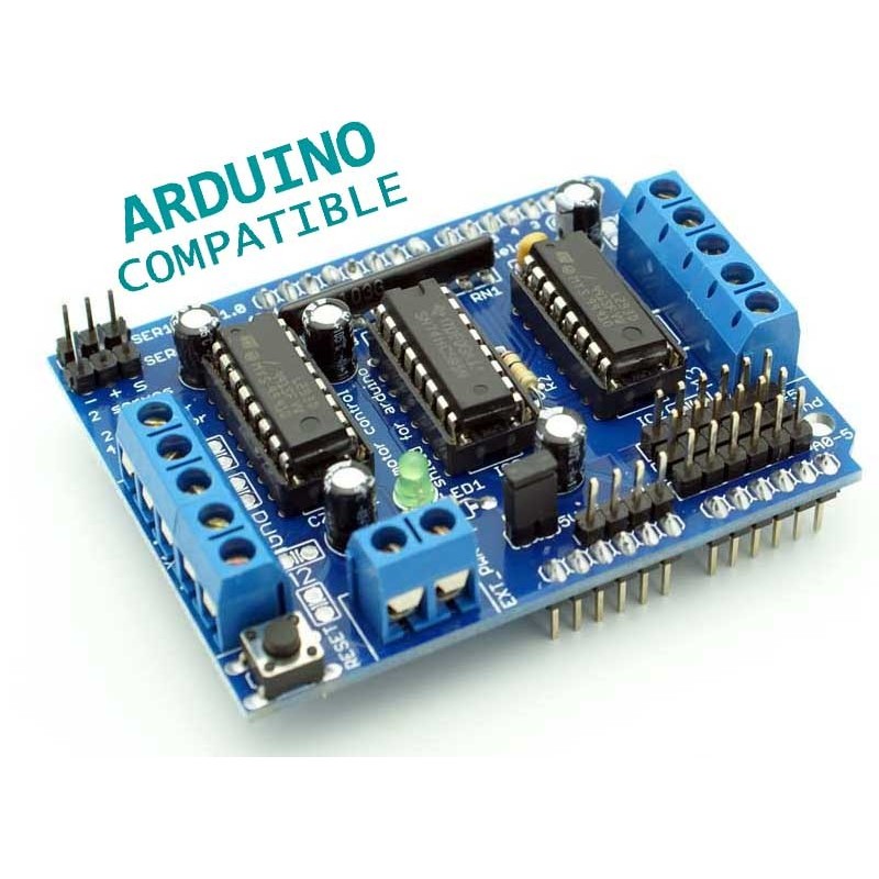 Motor shield L293D para Arduino (4*600mA)