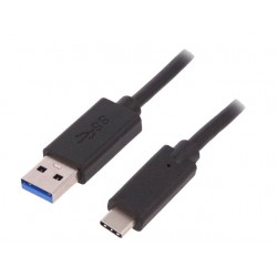 Cabo USB-A 3.0 para USB-C...