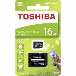 16GB microSDHC card TOSHIBA...
