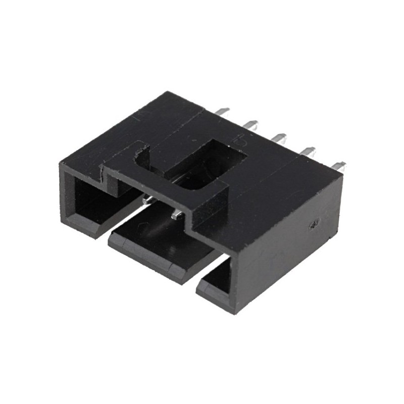 Conector NCDW 2.54mm c/travão - 5 pinos