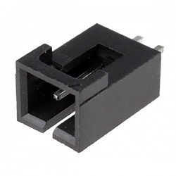 Conector NCDW 2.54mm c/travão - 2 pinos