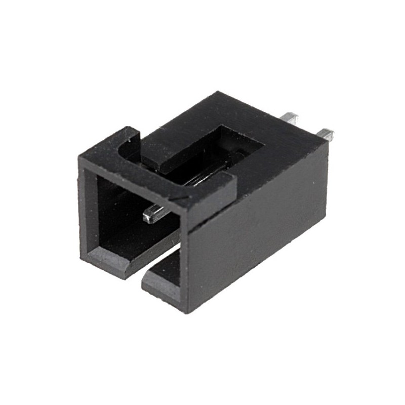 Conector NCDW 2.54mm c/travão - 2 pinos