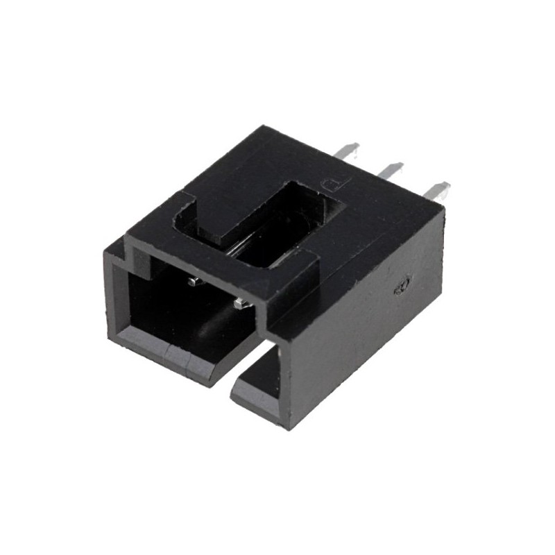 Conector NCDW 2.54mm c/travão - 3 pinos