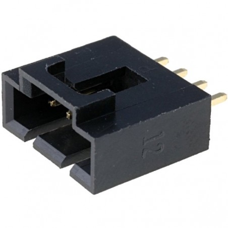 Conector NCDW 2.54mm c/travão - 4 pinos