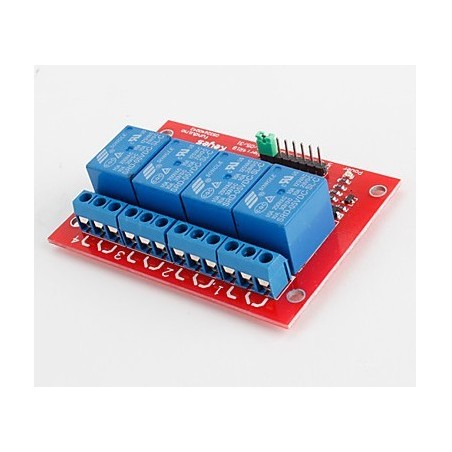 Módulo Relé 4 canais 5V compatível com arduino Módulo Relé 4 canais 5V compatível com arduino