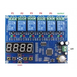 5 way relay time controller...