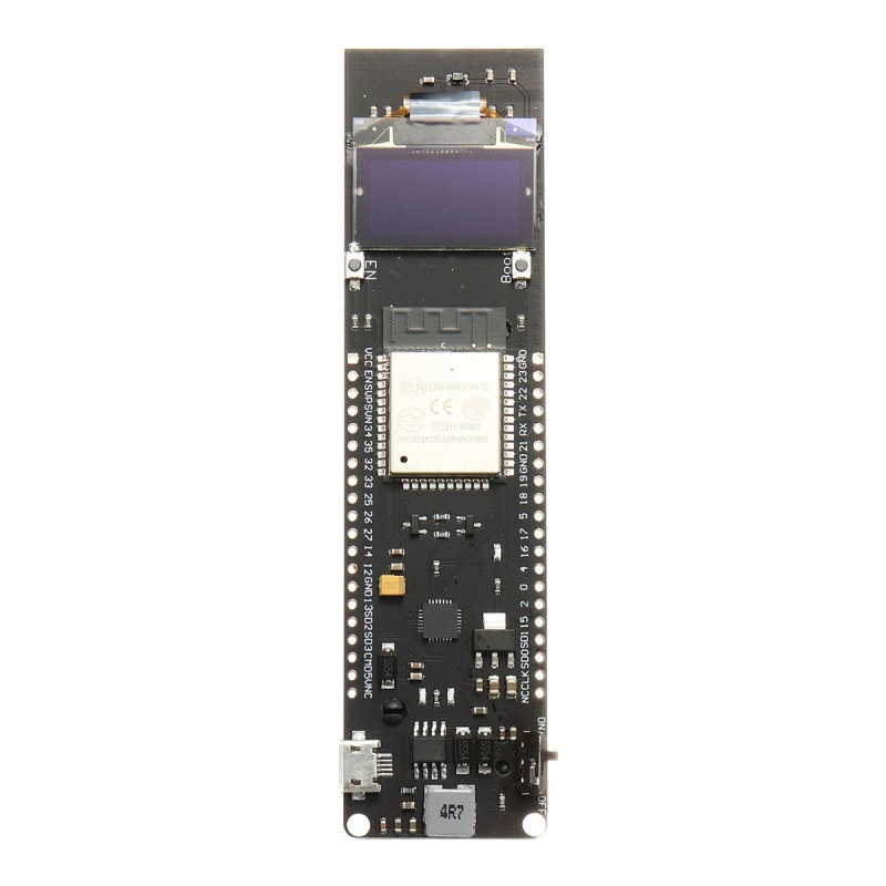 Wemos® TTGO ESP32 + Suporte bateria 18650 + Display OLED 0.96Inch