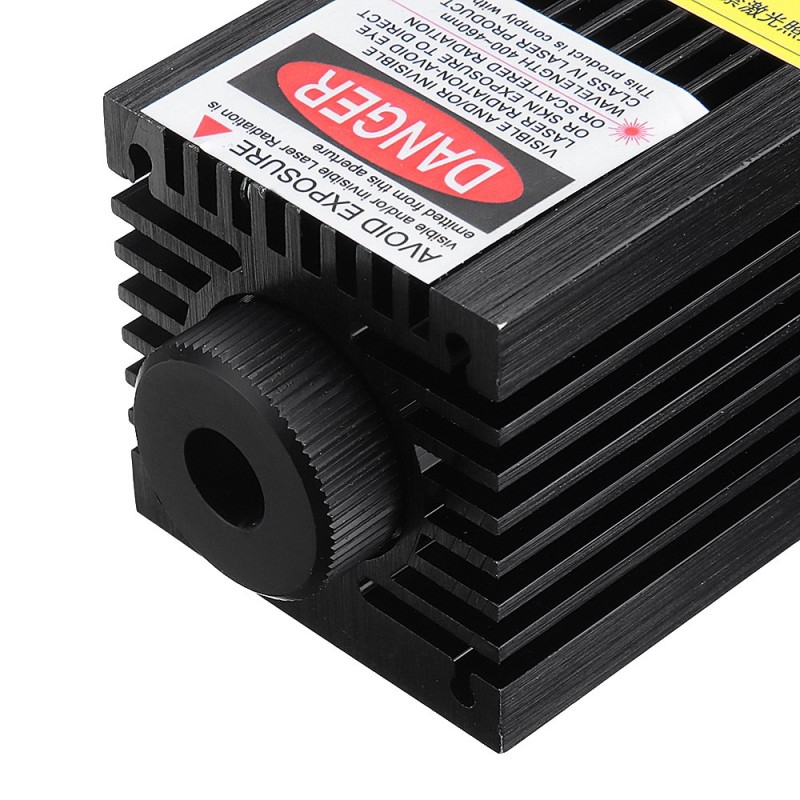 thumbnail image 2 of 450nm 15W Blue Laser Module With Heatsink For CNC Engraver/Cutter – Adjustable Power 2.5W To 15W – 12V TTL Support 2 of 4