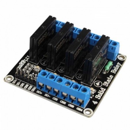 12V 2-Channel Trigger Low Level Solid State Relay Module Output AC 240V/2A 