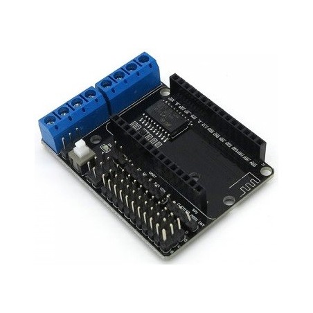 L293D Motor Drive Shield para módulo WiFi NodeMcu Lua ESP-12E L293D Motor Drive Shield para módulo WiFi NodeMcu Lua ESP-12E
