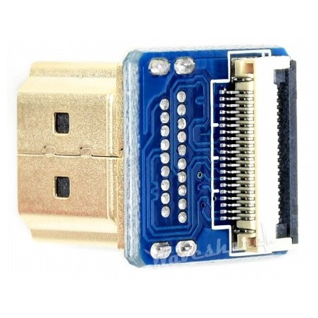 DIY HDMI Cable Parts - Straight Mini HDMI Plug Adapter