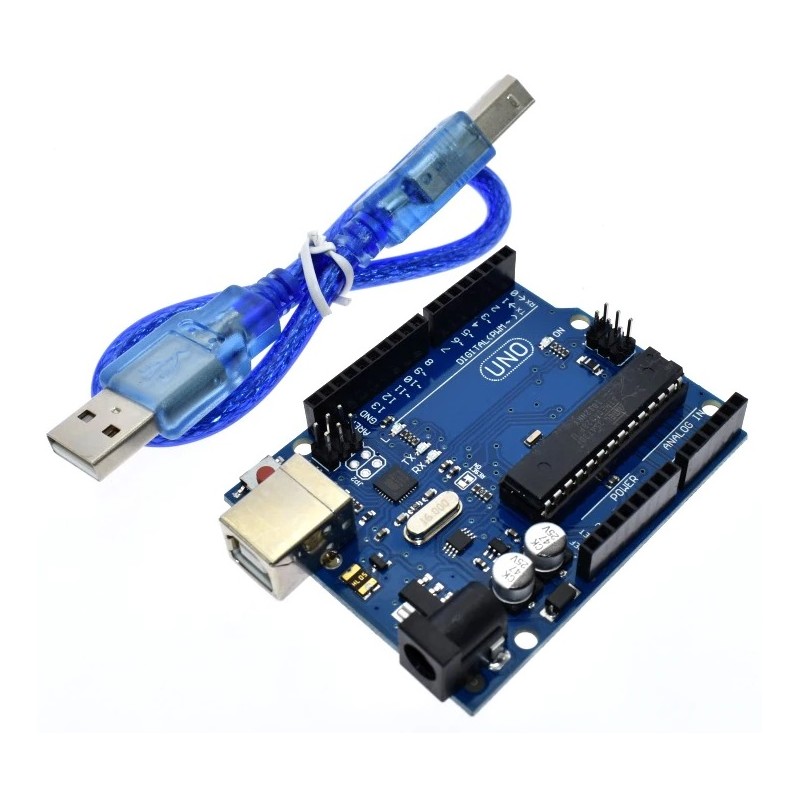 Arduino UNO R3 Compatible DIP 16u2 w/ Cable