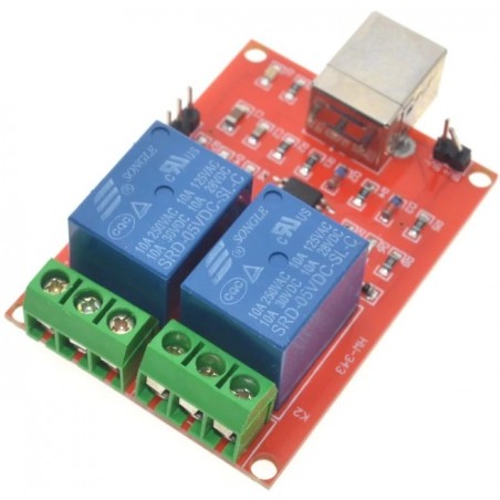 2 Channel USB Relay Module