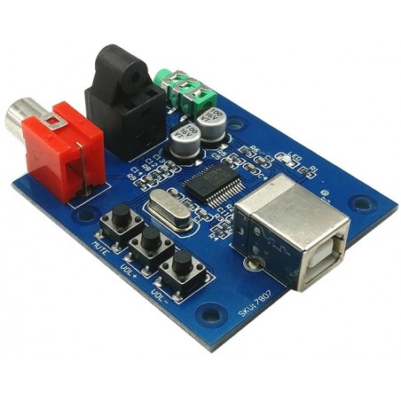 HiFi Audio Card PCM2704 USB DAC To SPDIF Decoder Card - Mini HiFi Sound ...