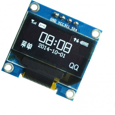 0.96inch 128X64 OLED i2c Display White SSD1306 Driver