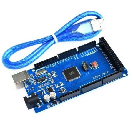 Arduino Mega 2560 R3 with CH340 Driver + USB Cable