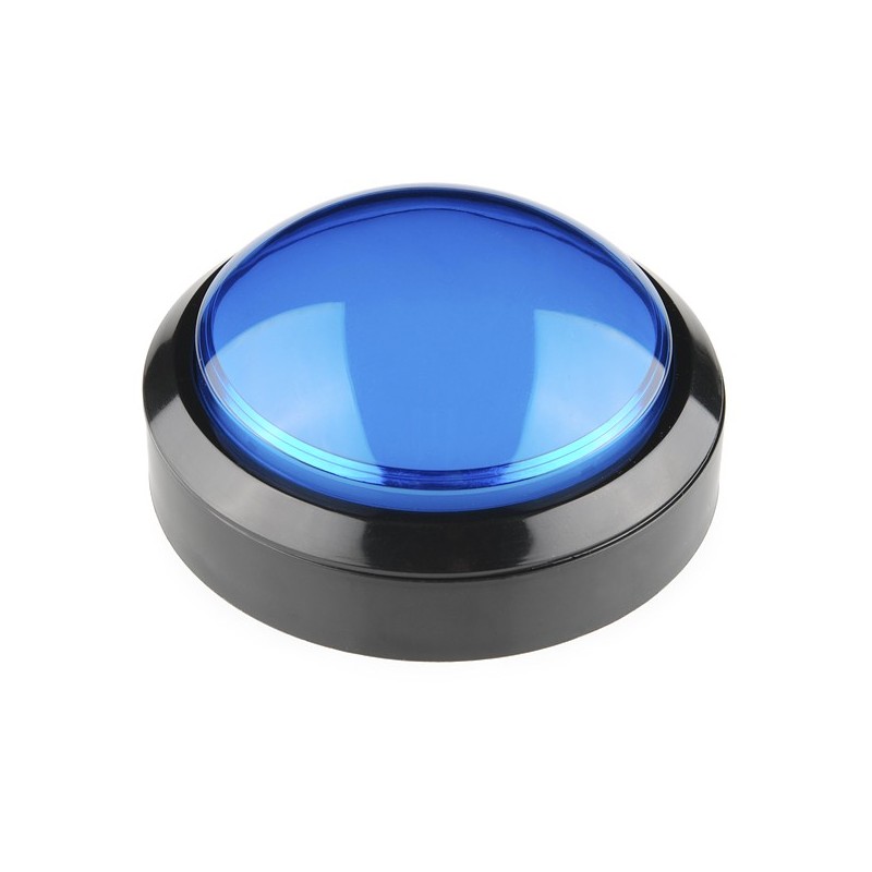 Big Dome Push Button - Blue