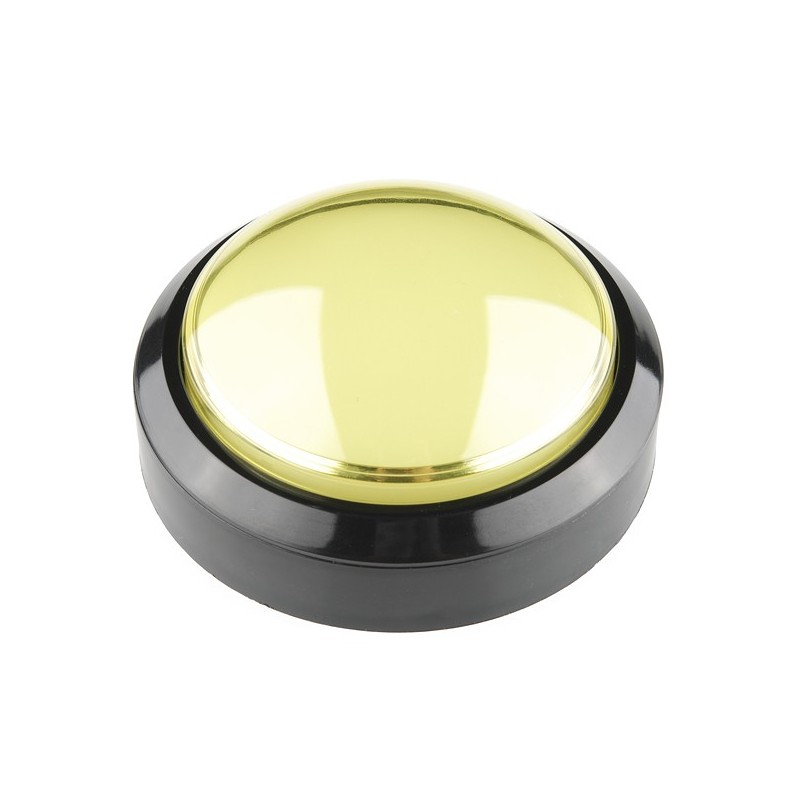 Big Dome Push Button - Yellow