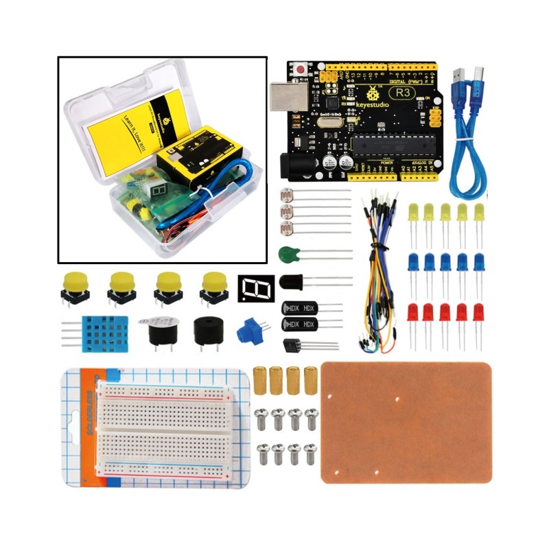 UNO R3 Breadboard kit for Arduino - Keyestudio KS0070
