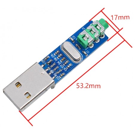 PCM2704 MINI USB Sound Card DAC Decoder Board At ₹ 9/piece In Lucknow - Foto 7