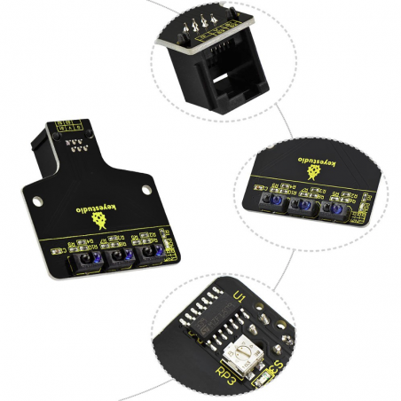 Line Tracking Sensor - RJ11 Easy Plug - Keyestudio KS0352