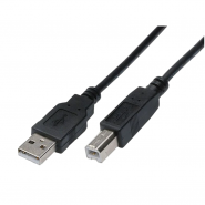 Cabo USB 2.0 A-B 3metros preto