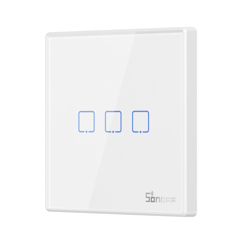 SONOFF T2EU-RF Wireless Smart Panel Wall Sticky Switch 433MHz RF Remote 86 Type 