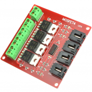 Módulo 4 MOSFETs IRF540...