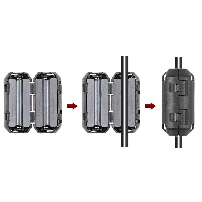 EMI / RFI Filter for Audio / Video / Data Cable - 5mm