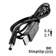 USB step-up p/ 12V 500mA c/...