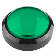 Big Dome Push Button - Green