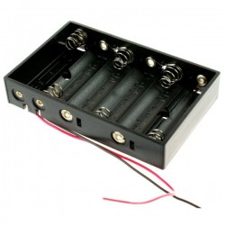 6xAA battery holder