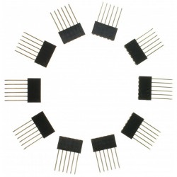 Conector 6 vias para arduino (Stackable Header)