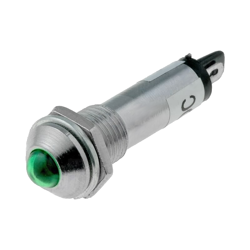 Indicador LED 12VDC verde