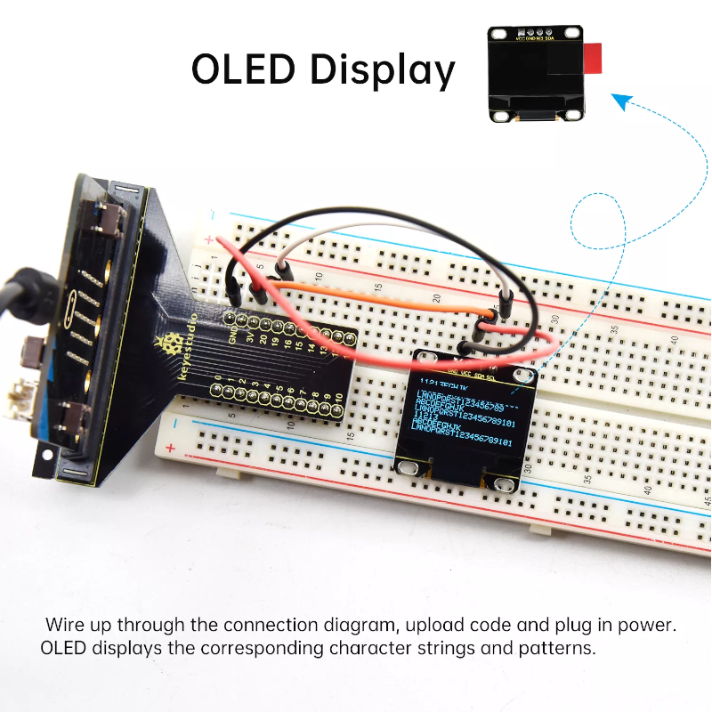 KEYESTUDIO BBC Microbit Robot Kit Compatibel met Microbit V1