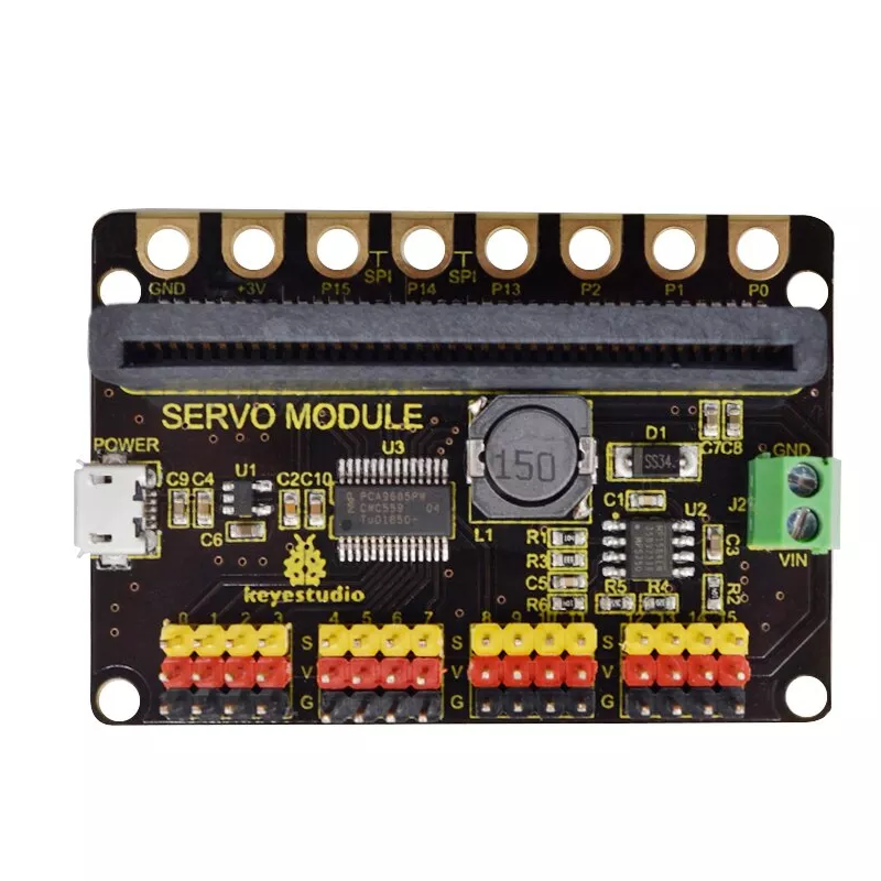 16-channel PCA9685PW SERVO Shield for Micro:bit