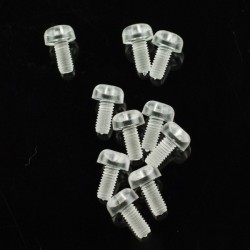 10 sets M3 * 6 clear nylon screws and nuts