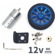 KIT MOTOR 25D 12V 77RPM COM...