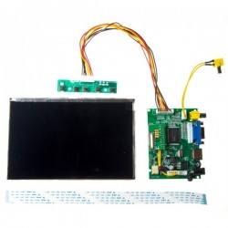 7" Diagonal - 1280x800 IPS HDMI/VGA/AV Display