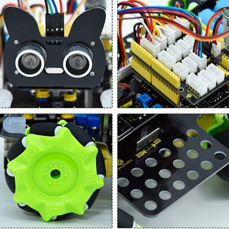 4WD Mecanum Robot Car For Arduino (board included) - KEYESTUDIO KS0551