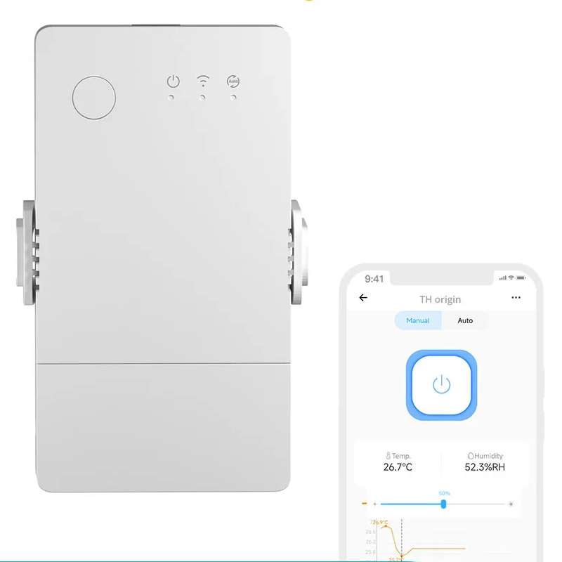 Sonoff TH10/16 WiFi Relays Support Temperature and Humidity Probes