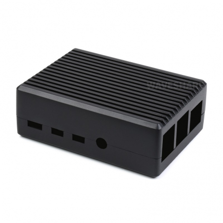 Metal Case For Raspberry Pi Aluminum Stripe Grooved Case for Raspberry Pi 4 Inner Heatsink Pillars