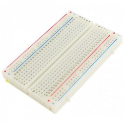 400 TIE POINT INTERLOCKING SOLDERLESS BREADBOARD - Crystal