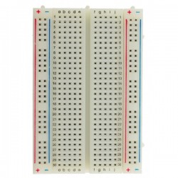 400 TIE POINT INTERLOCKING SOLDERLESS BREADBOARD - Crystal