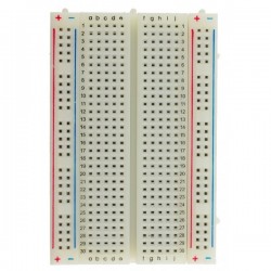 400 TIE POINT INTERLOCKING SOLDERLESS BREADBOARD - Crystal