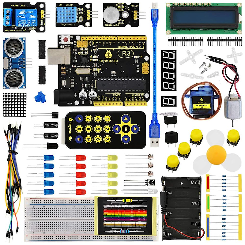Intermediate Starter Kit for Arduino (With UNO R3) - KEYESTUDIO KS0403