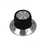 Graduated knob with flange...